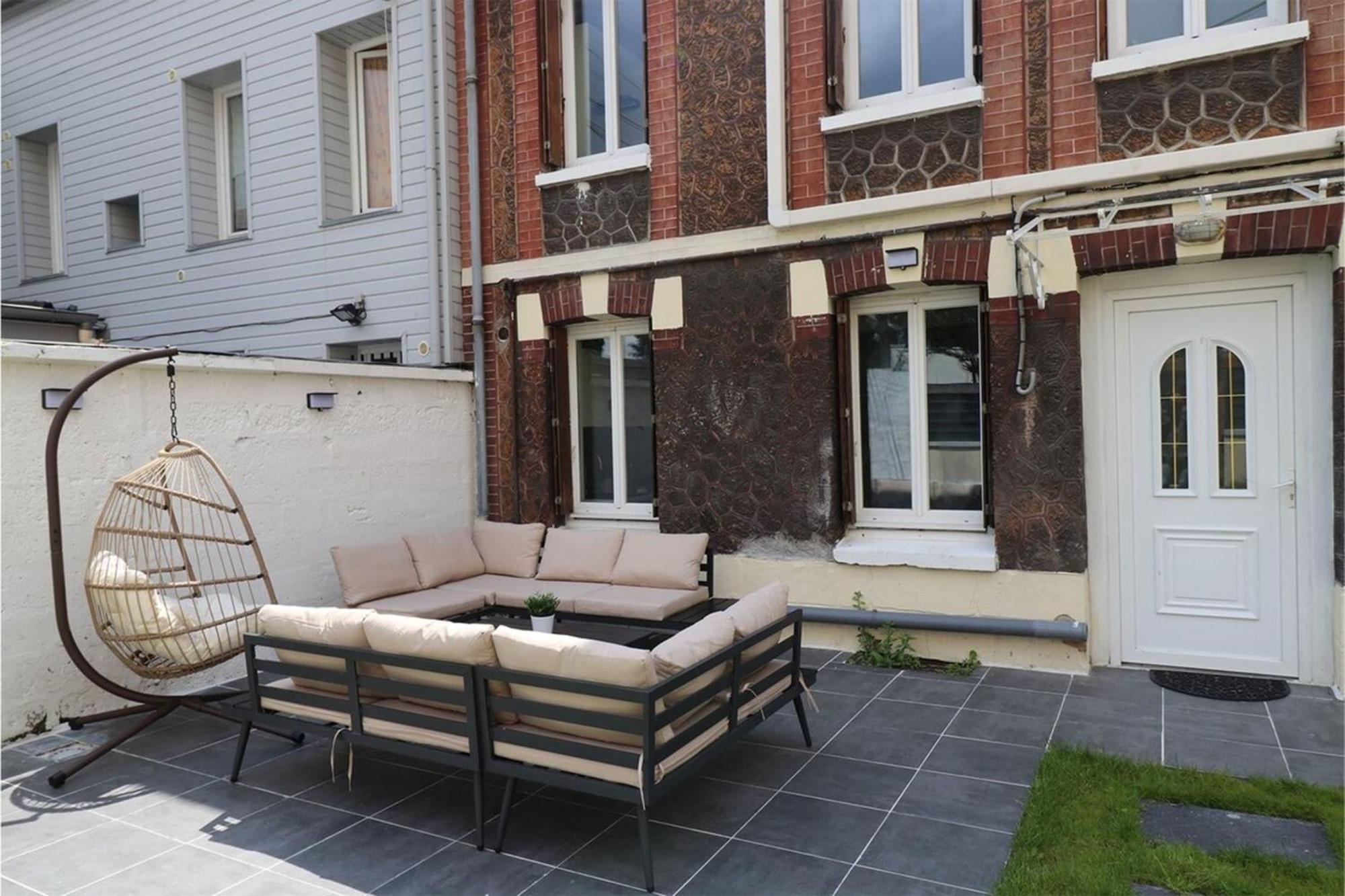 Trixie Jolie Maison Avec Jardin Ruan Exterior foto